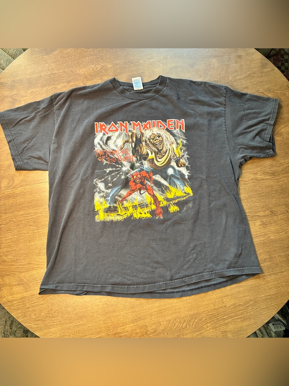 2008 IRON MAIDEN The Number Of The Beast Concert Tour Shirt Sz 2XL